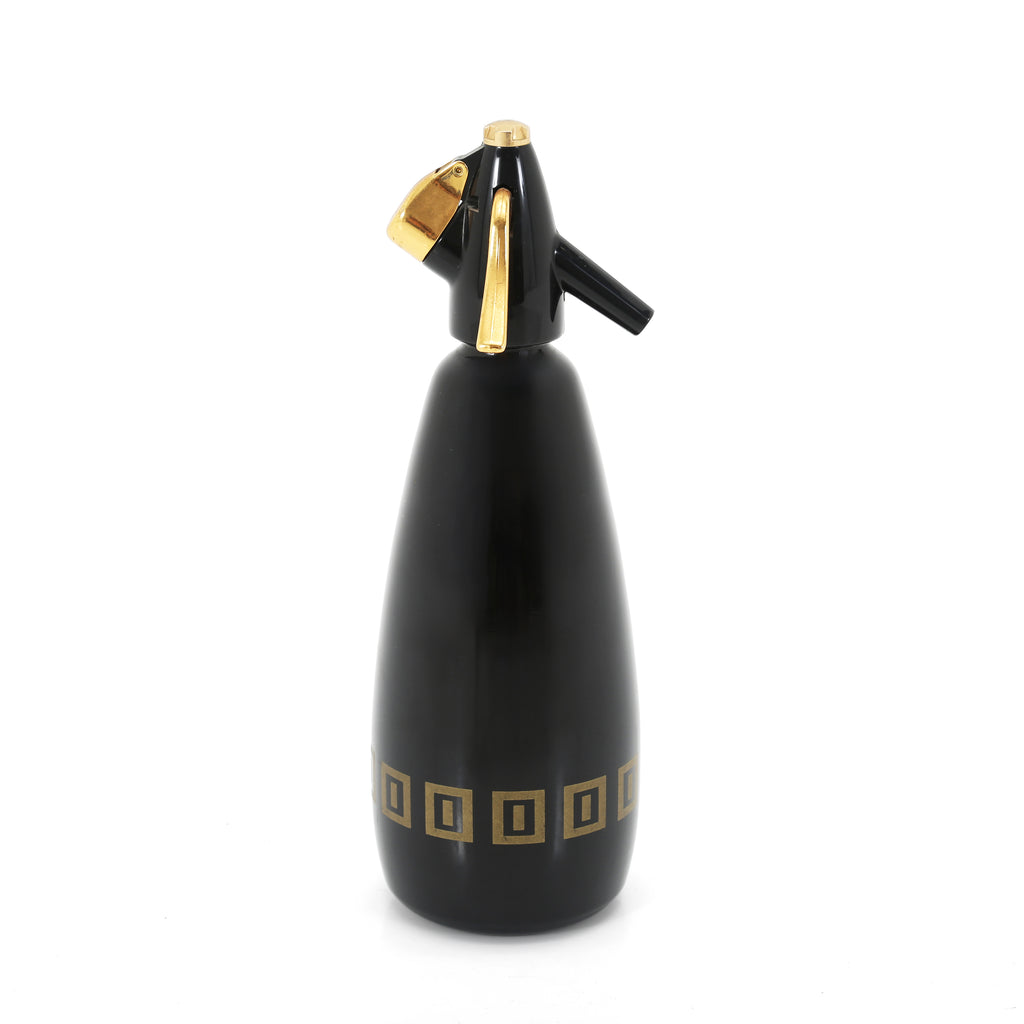 Black & Gold Sparklets Soda Syphon