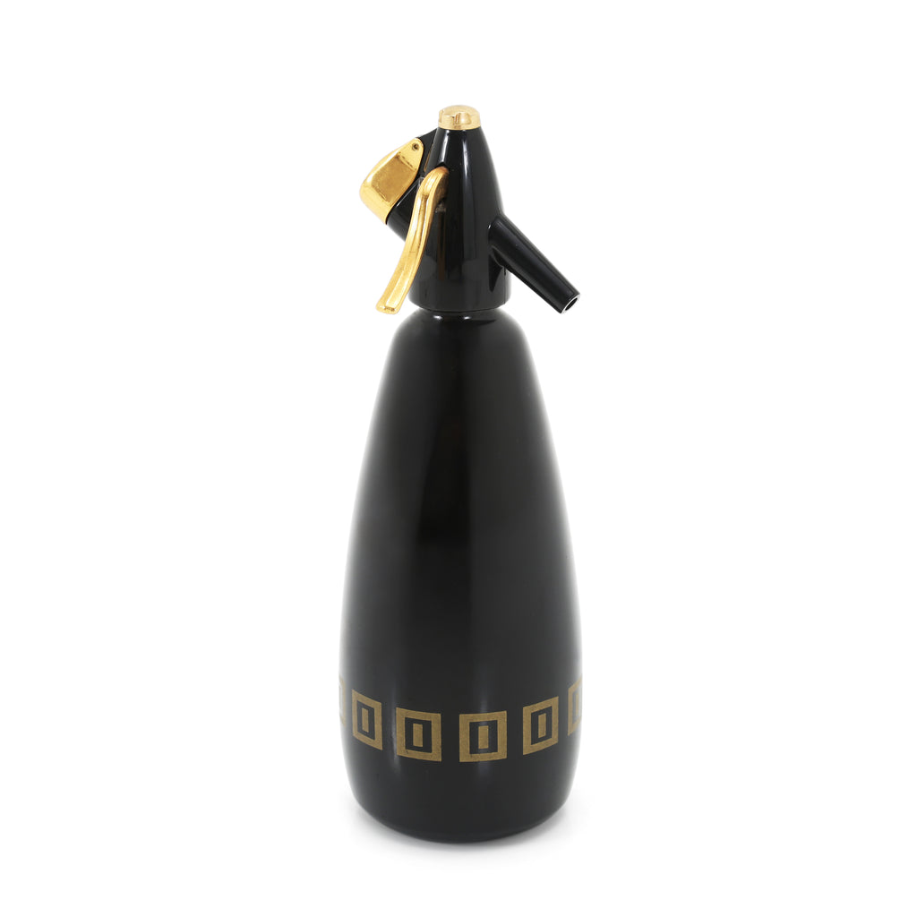 Black & Gold Sparklets Soda Syphon