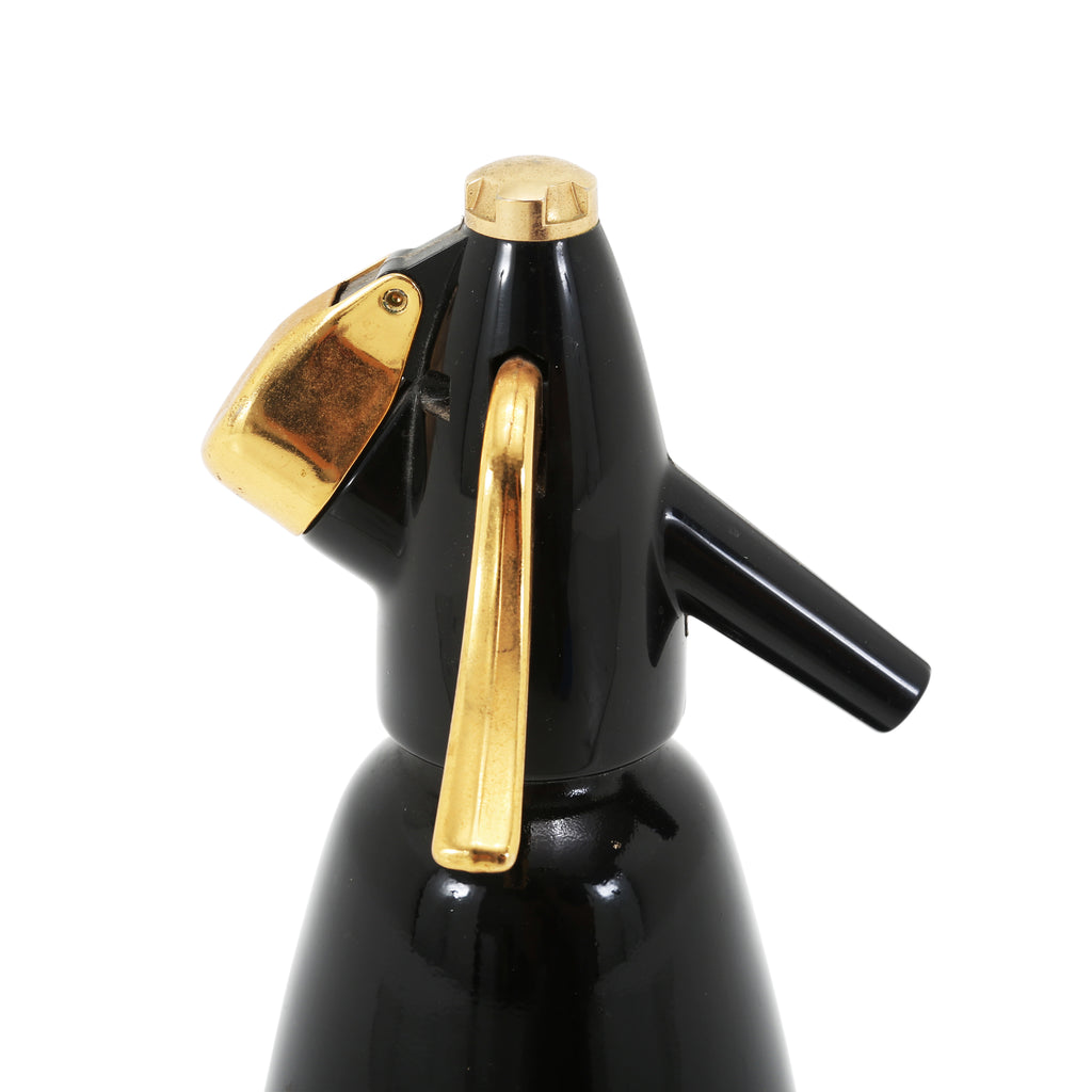 Black & Gold Sparklets Soda Syphon