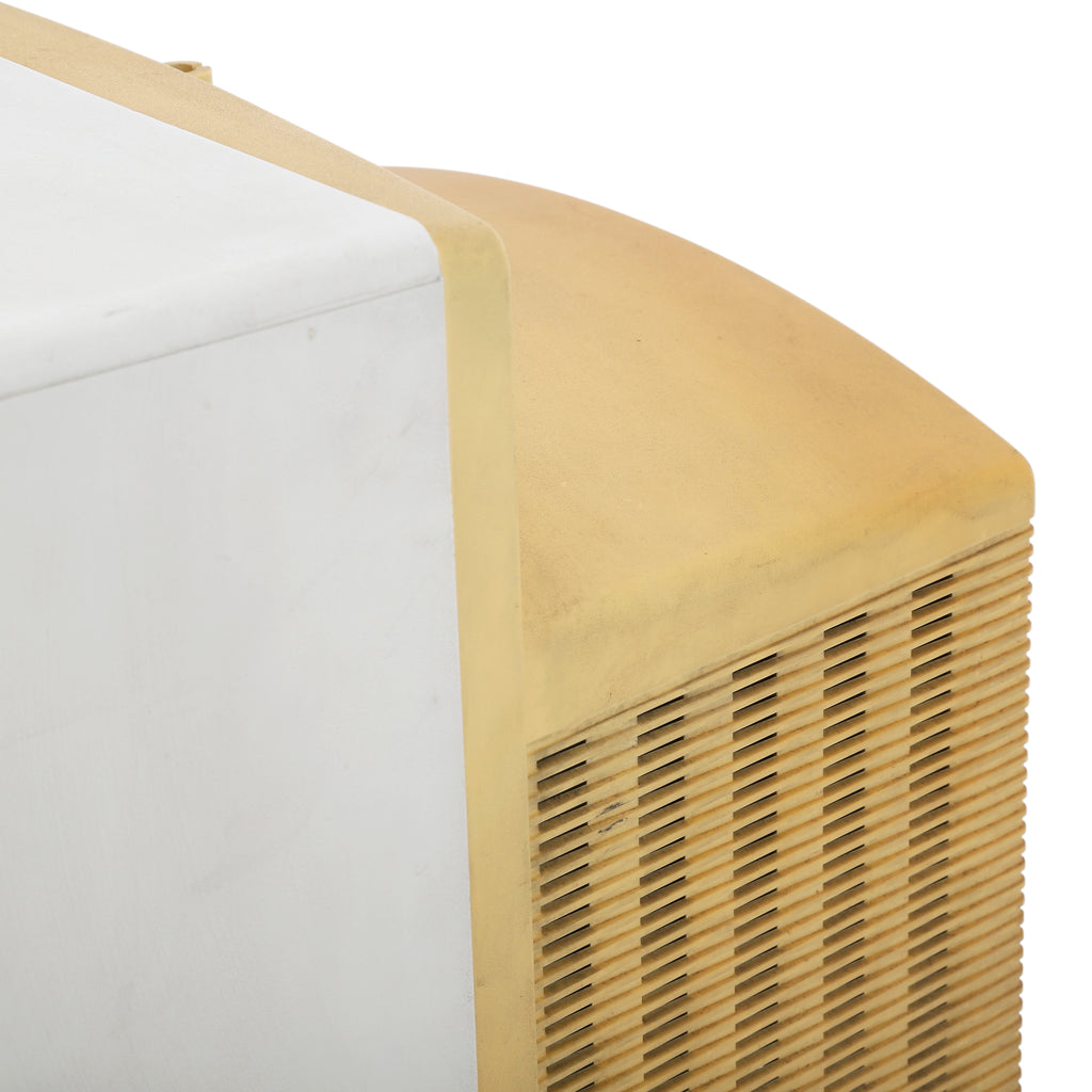 White / Yellow Sharp TV / VCR