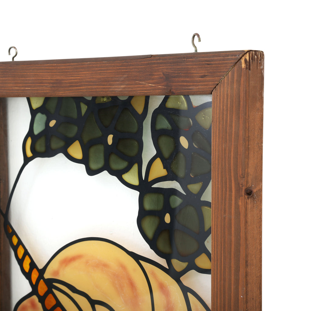 Stained Glass Unicorn in Wood Frame (A+D)