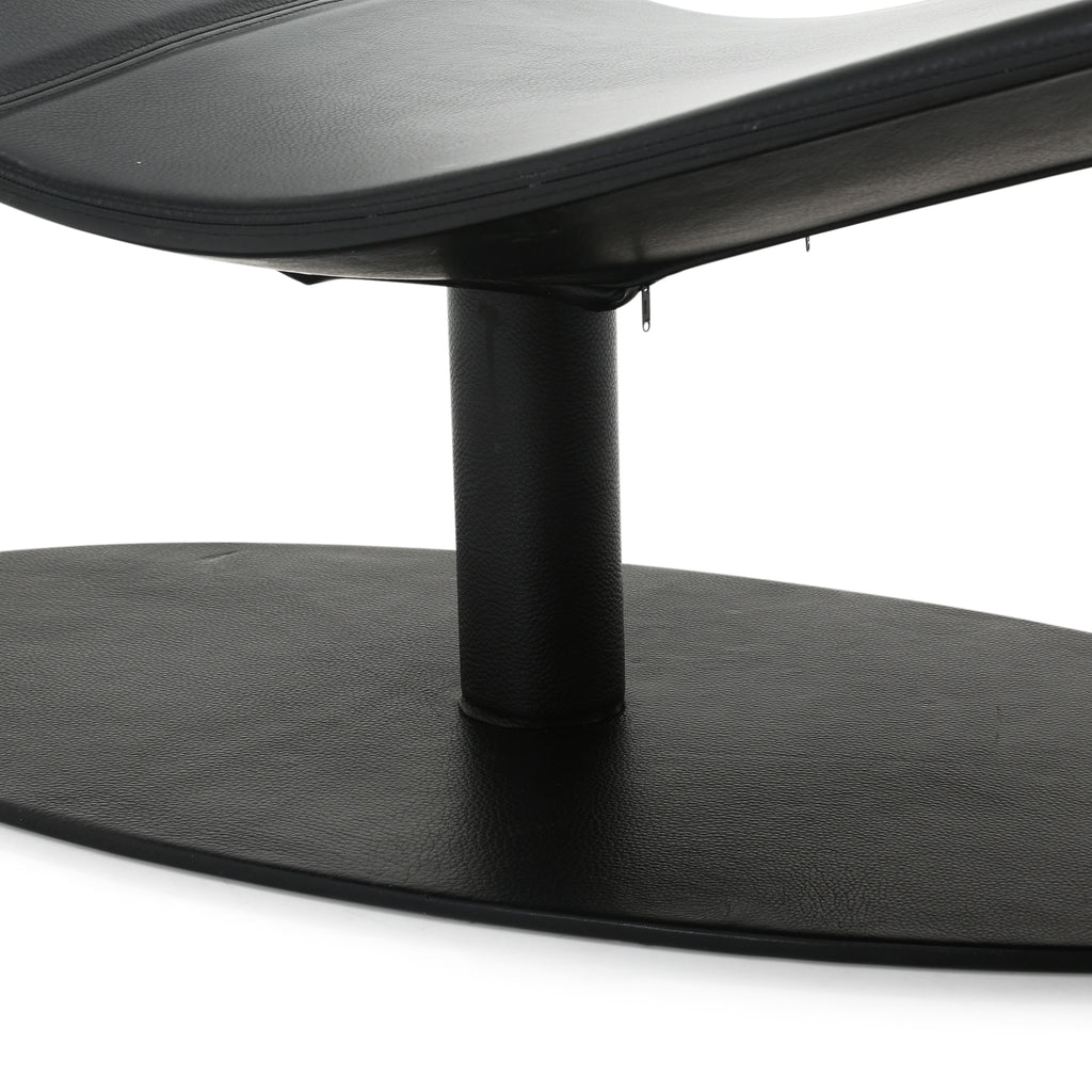 Black Wave Chaise