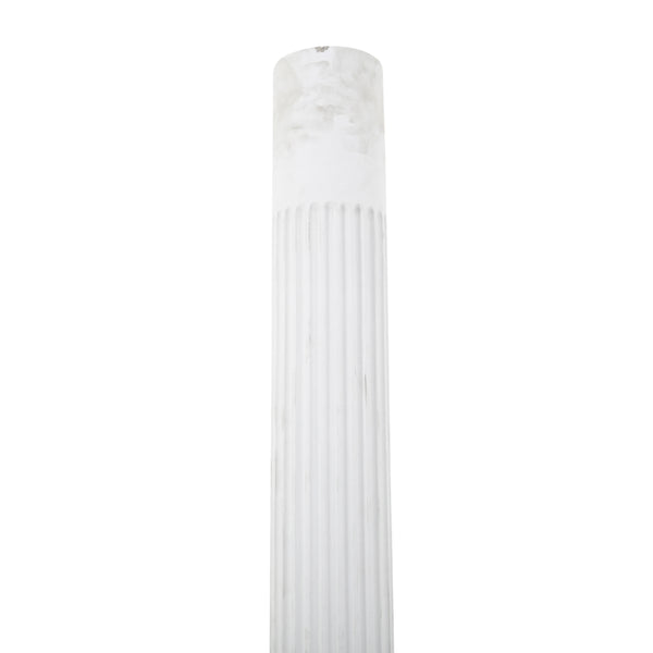 Gil Column Heavy White Metal Column - Gil & Roy Props