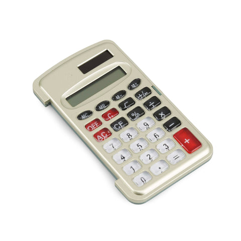 Small Silver / Blue Calculator