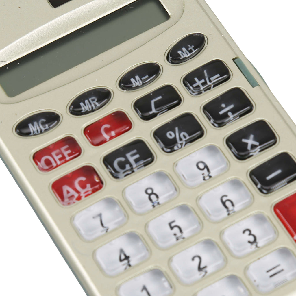 Small Silver / Blue Calculator