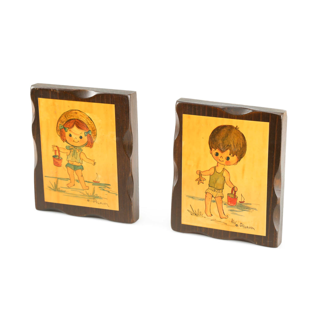 Wood / Yellow Beach Boy Artwork (A+D)