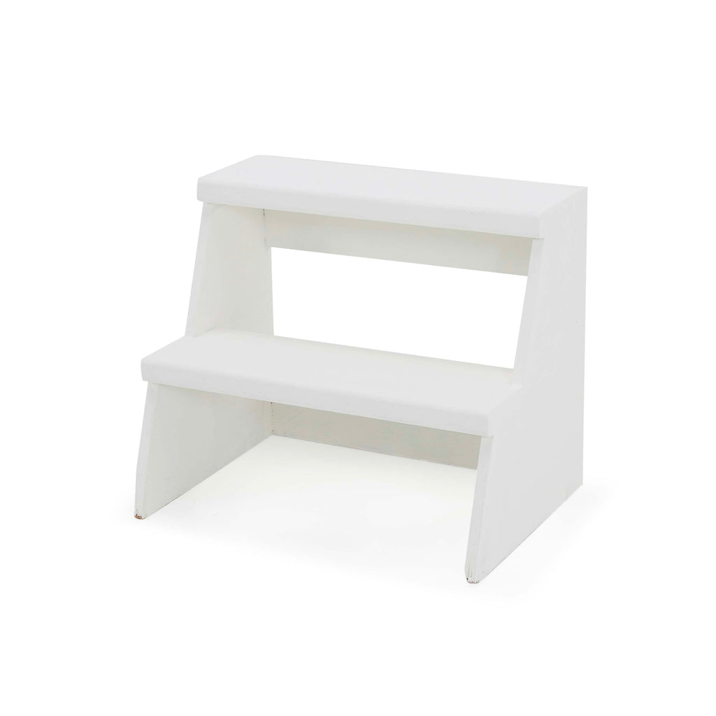 Open Matte White Steps