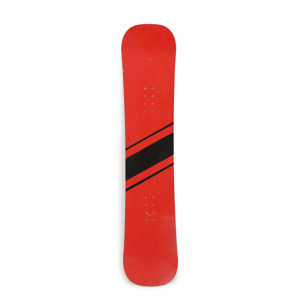 Polka Dot / Red & Black Striped Snowboard