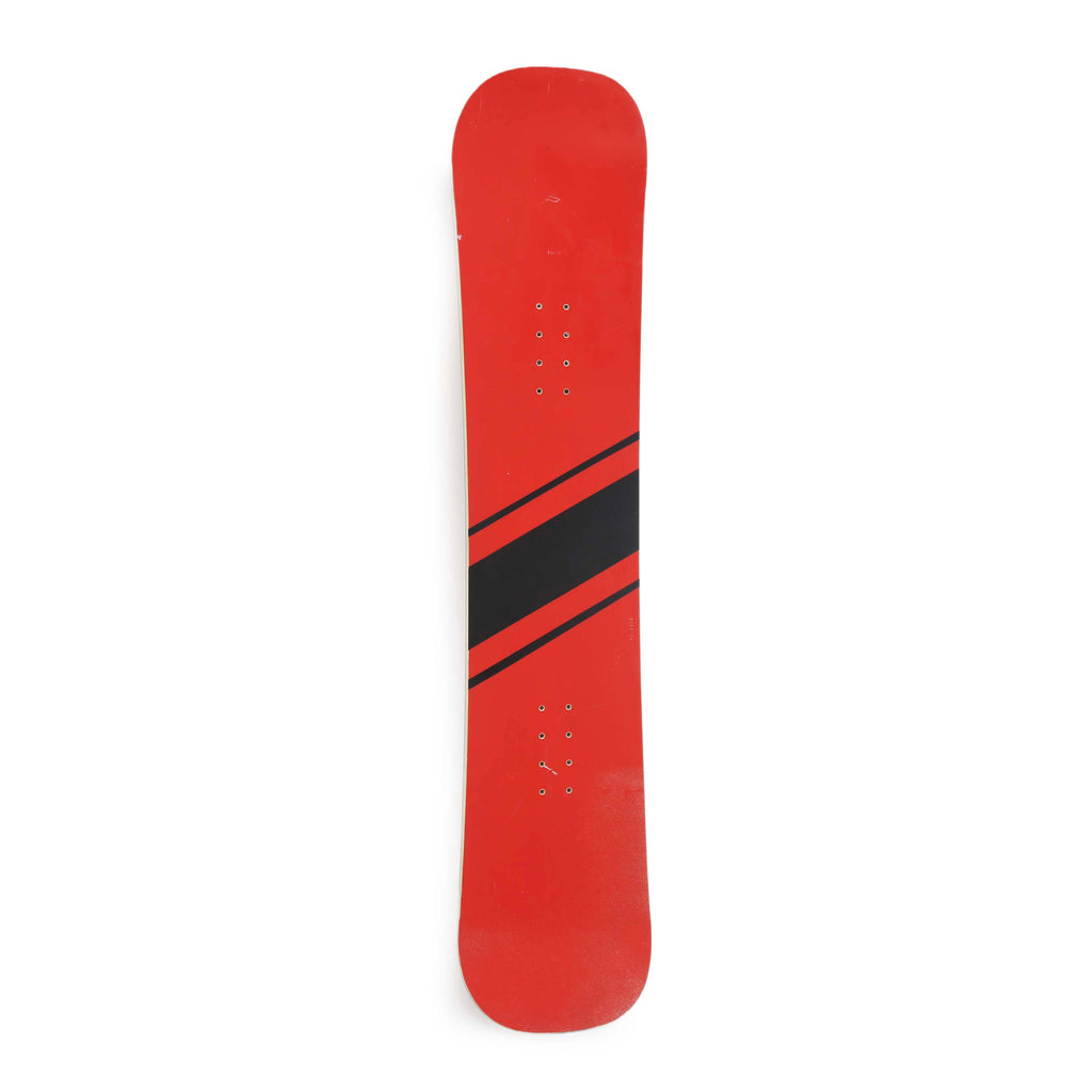 Polka Dot / Red & Black Striped Snowboard