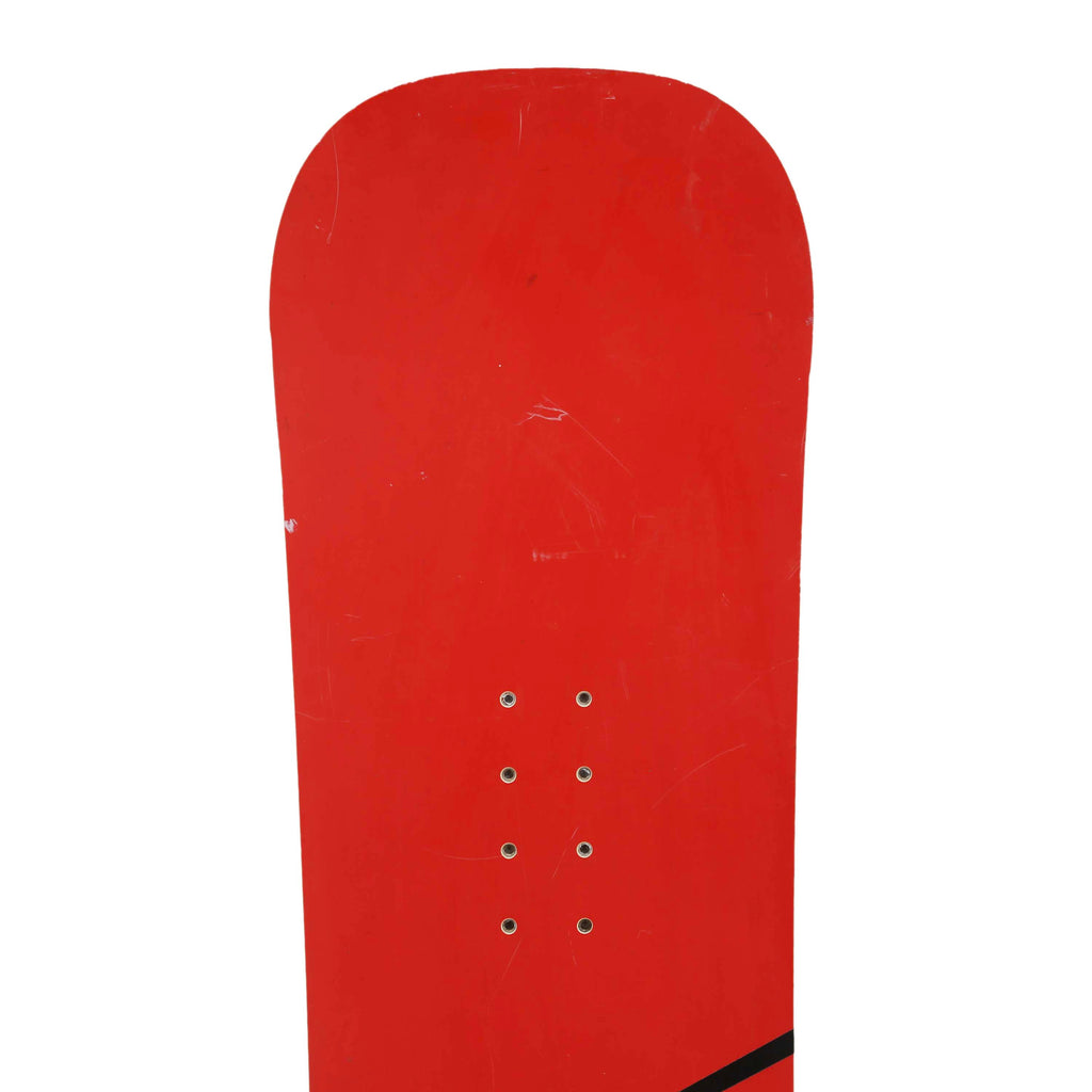 Polka Dot / Red & Black Striped Snowboard