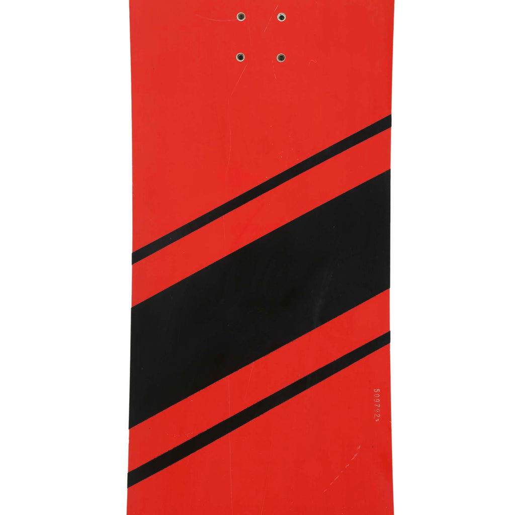 Polka Dot / Red & Black Striped Snowboard