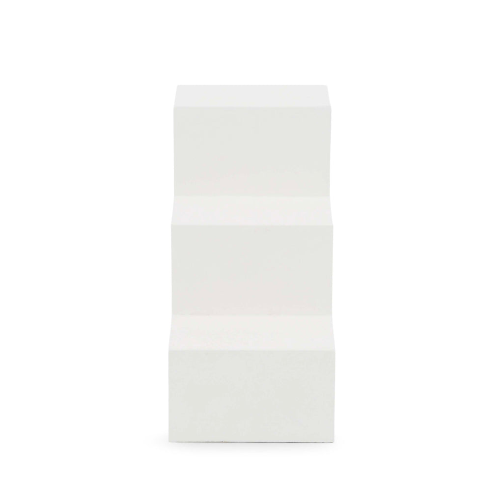 Short Matte White Steps