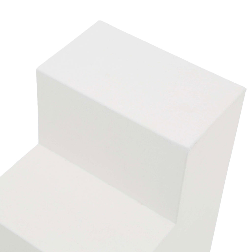 Short Matte White Steps
