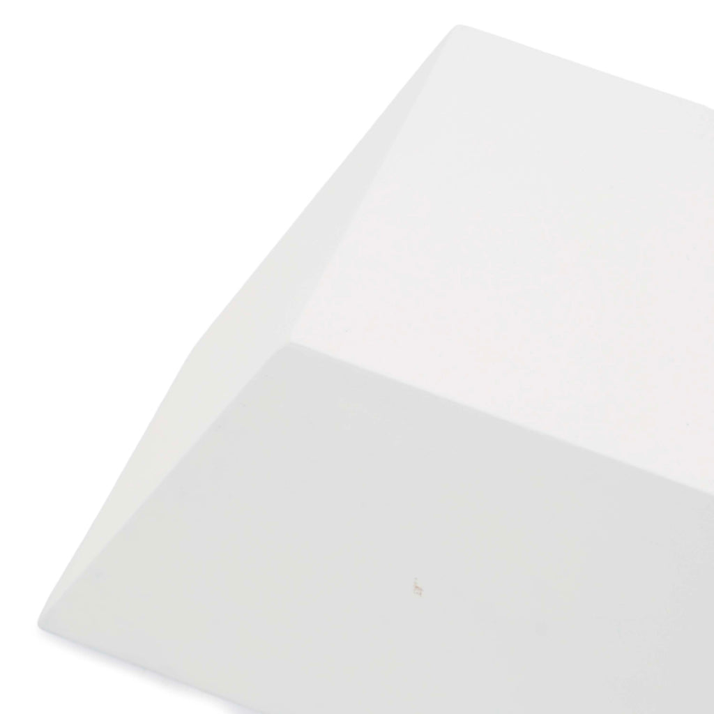 White Angled Horizontal Pedestal #1