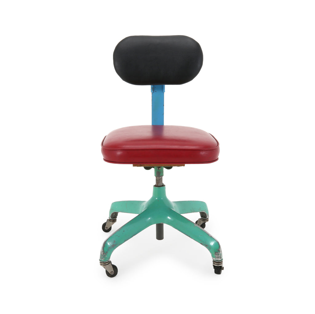 Multicolor Vinyl Office Chair