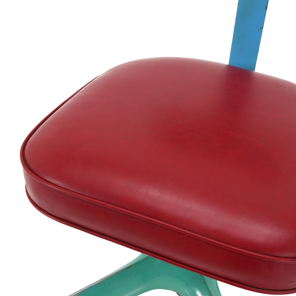 Multicolor Vinyl Office Chair