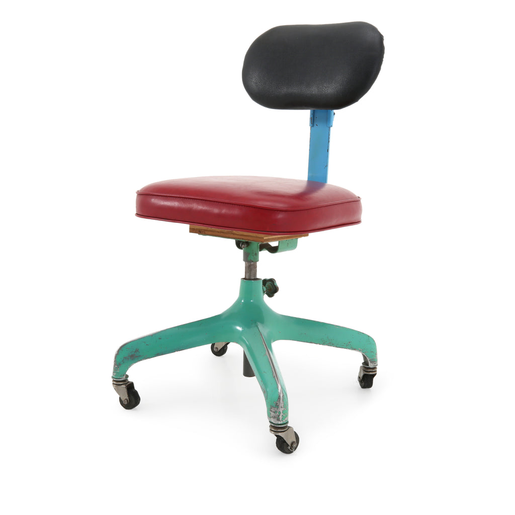Multicolor Vinyl Office Chair