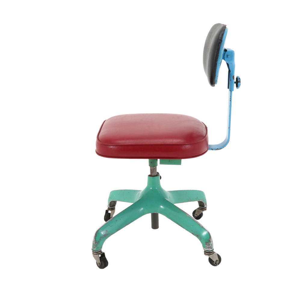 Multicolor Vinyl Office Chair
