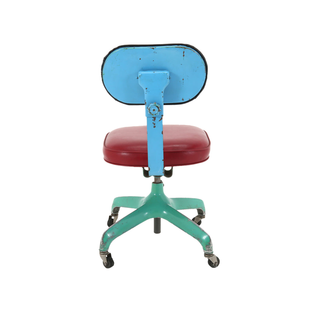 Multicolor Vinyl Office Chair