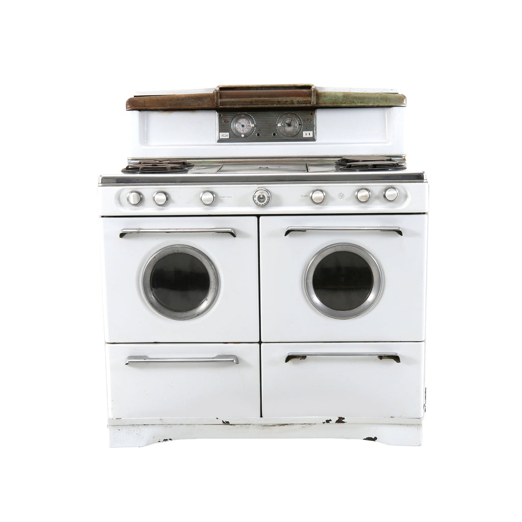 Rustic White Vintage Range
