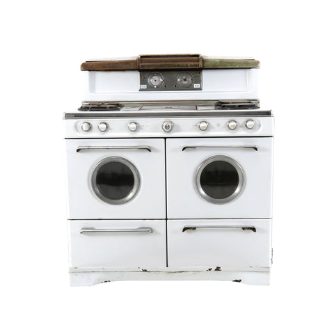 Rustic White Vintage Range