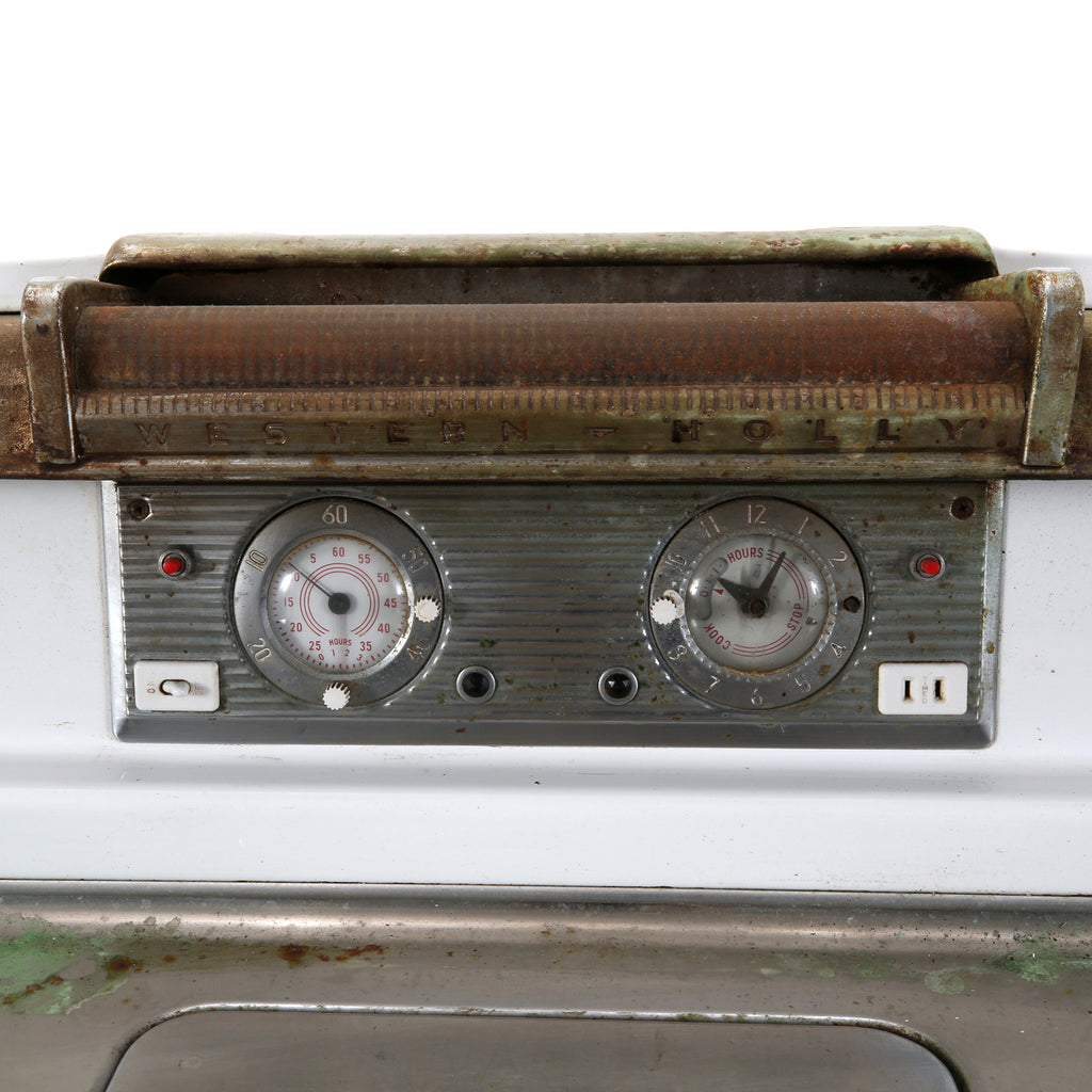 Rustic White Vintage Range