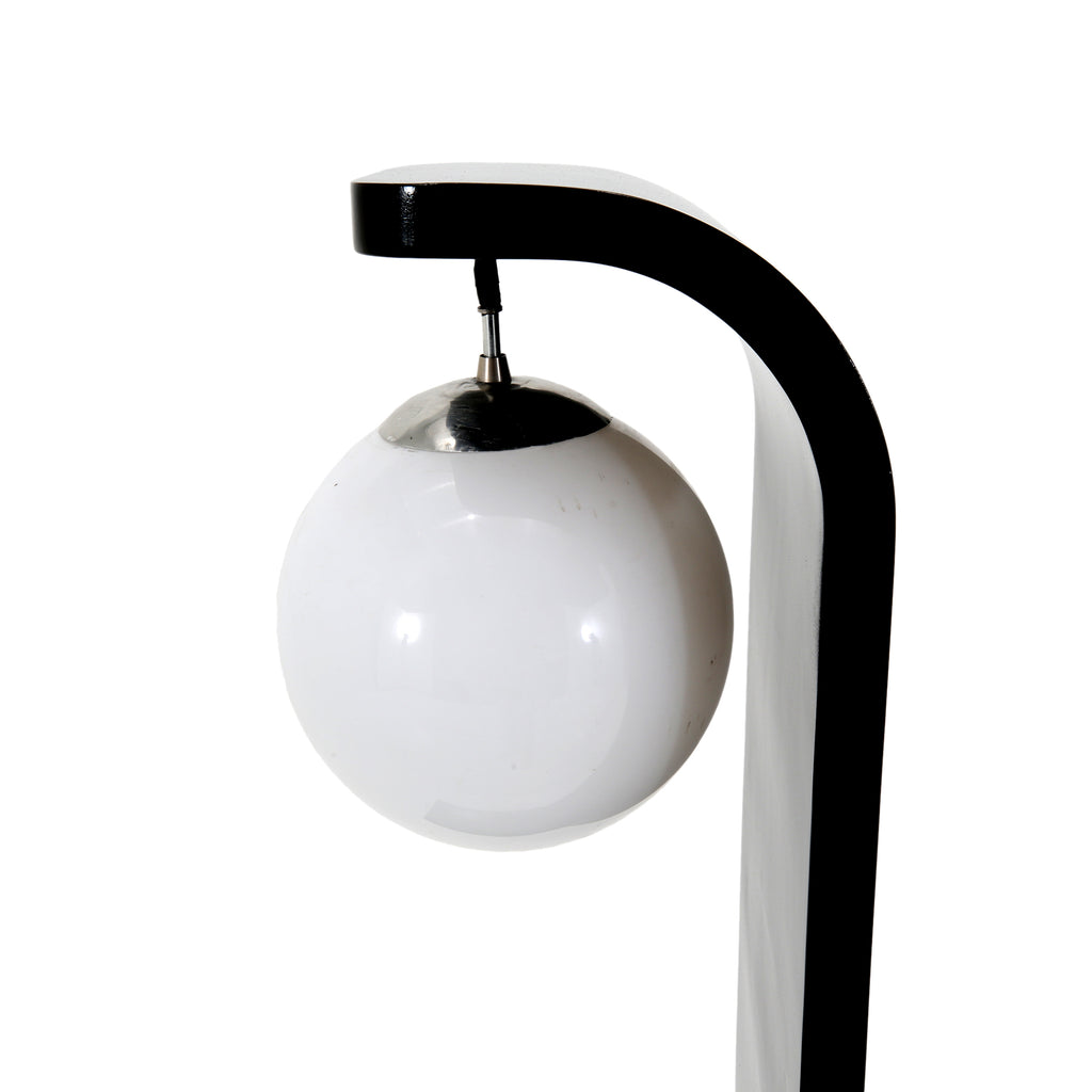 Black Modeline S-Curve Floor Lamp
