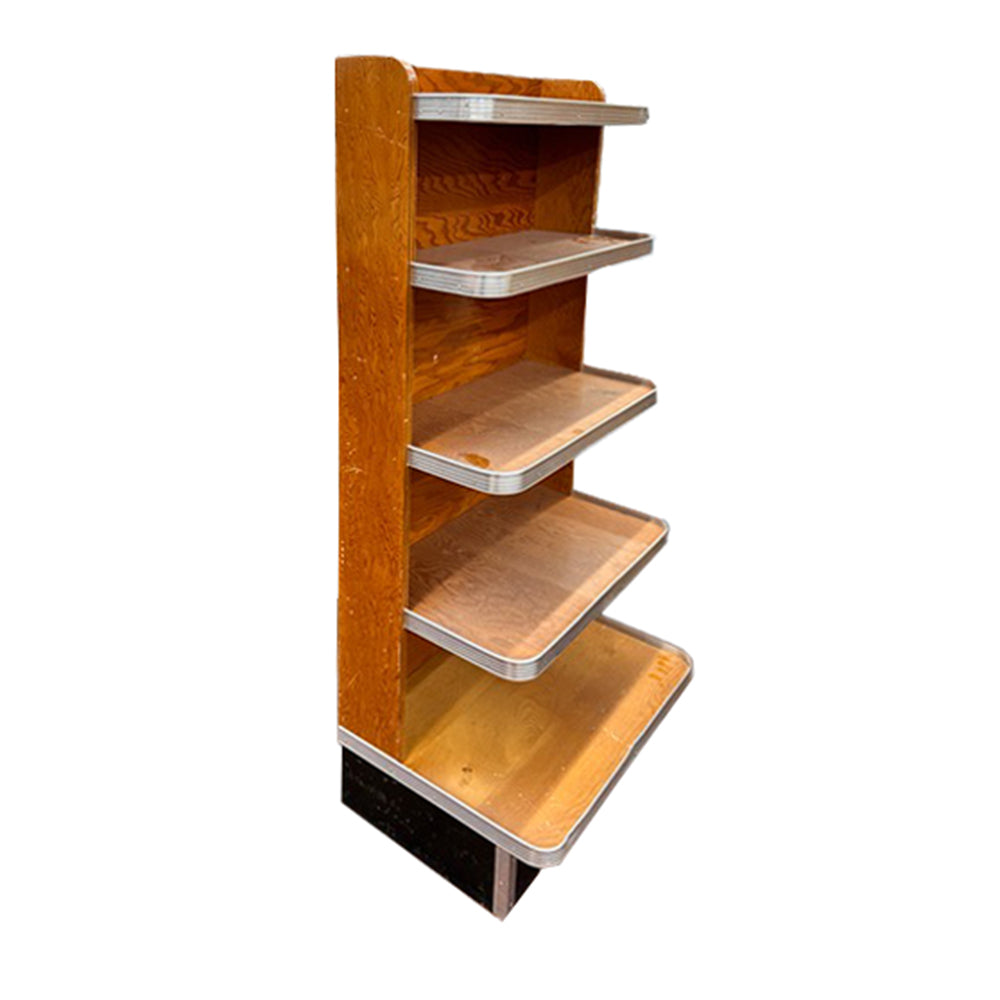 Retro Five Shelf Kitchen Display Shelf