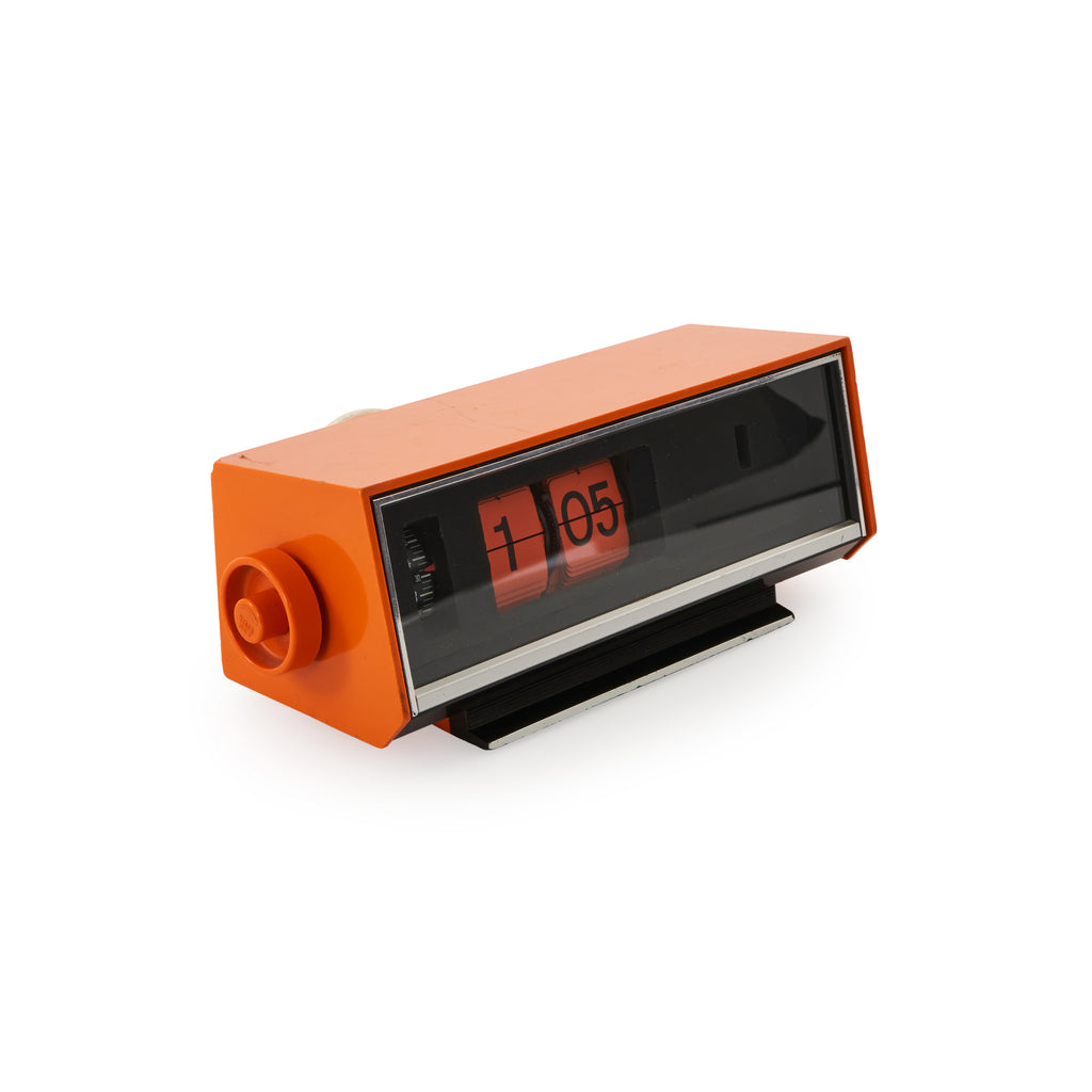 Orange Rectangular Alarm Clock