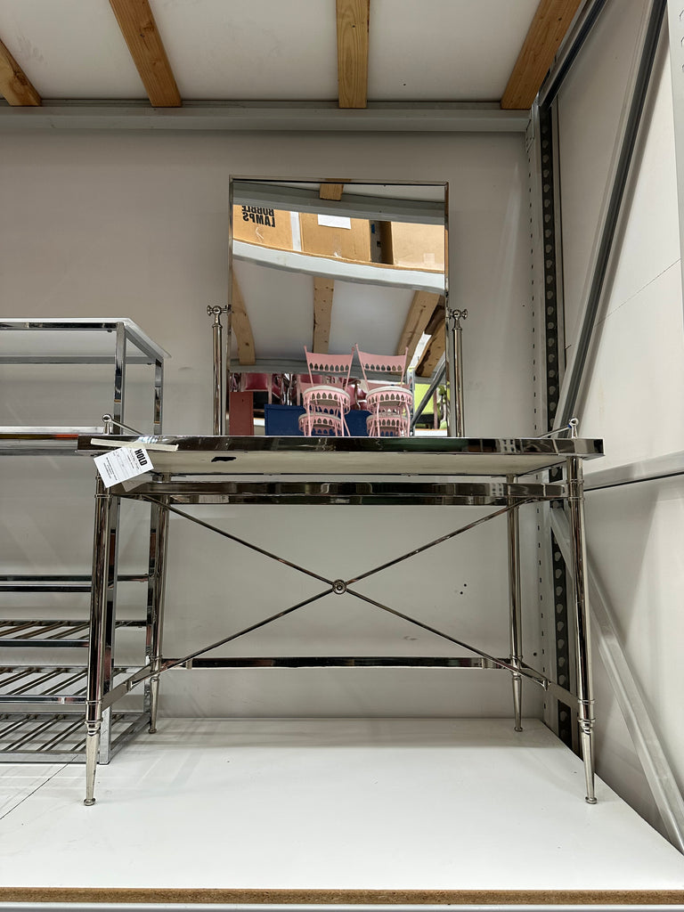 Vanity Mirror / Chrome Table