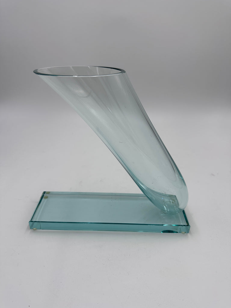 Glass decorative sculpture
