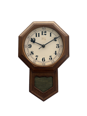 Welby Octagonal Floral Wall Clock