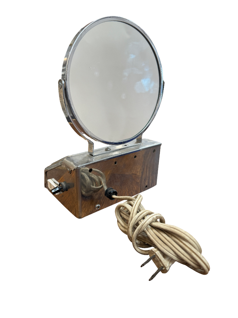 Small Retro Light Table Mirror