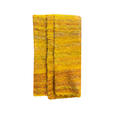 Heavy Yellow Throw Blanket