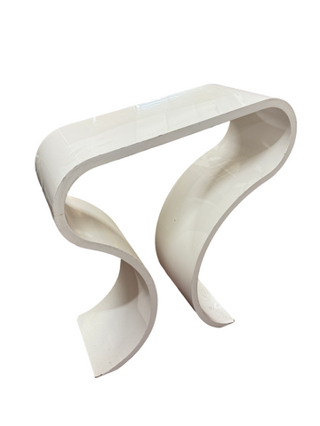 White Abstract Table