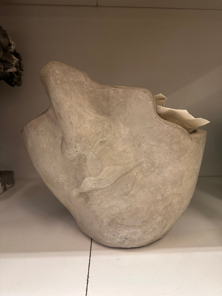 Half Face Stone Sculpture