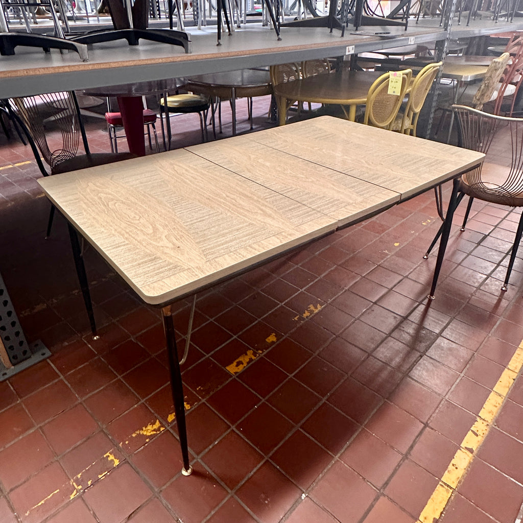 Light Wood Top Extendable Dining Table