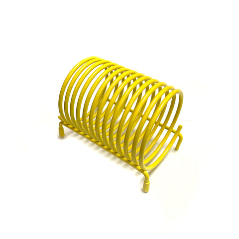 Yellow Spiral CD Holder