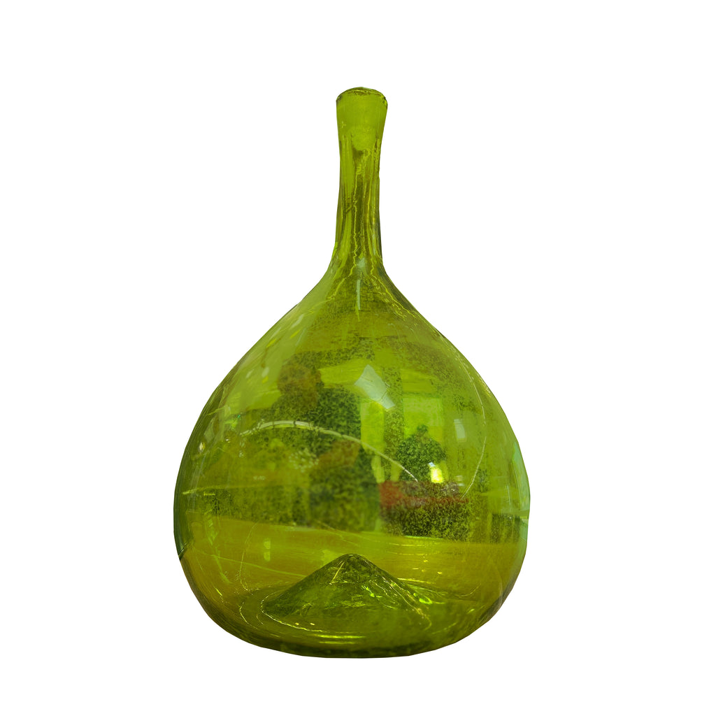 Green Glass Vase