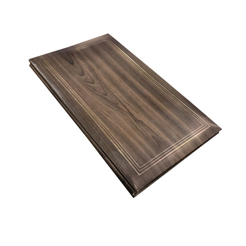 Retro Brown Faux Wood Photo Album