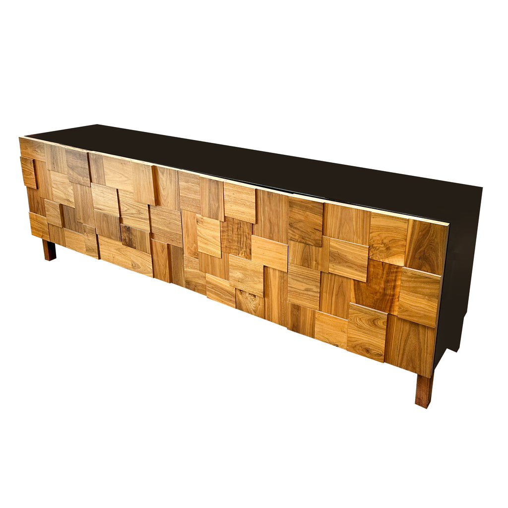 Wood Block Credenza