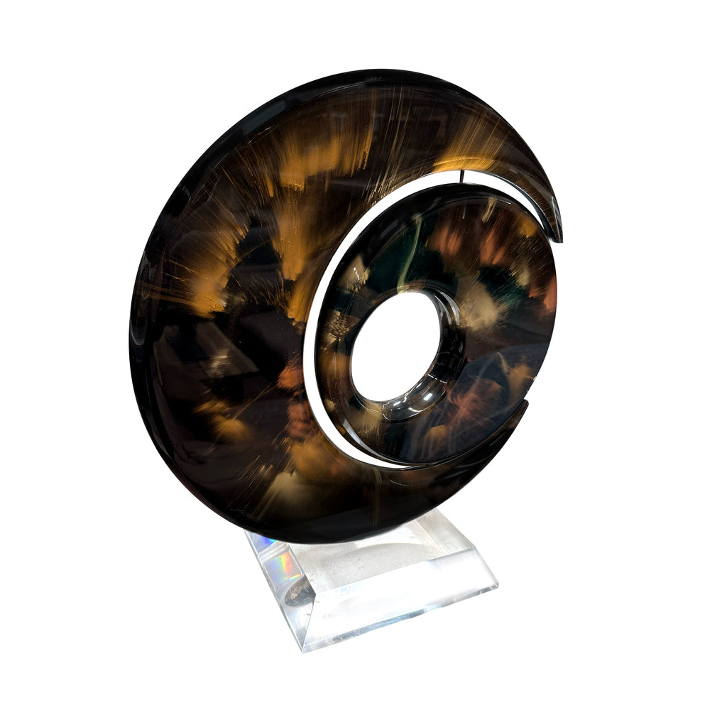 Tigers Eye Acrylic Sculpture