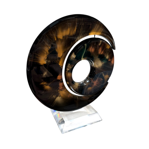 Tigers Eye Acrylic Sculpture