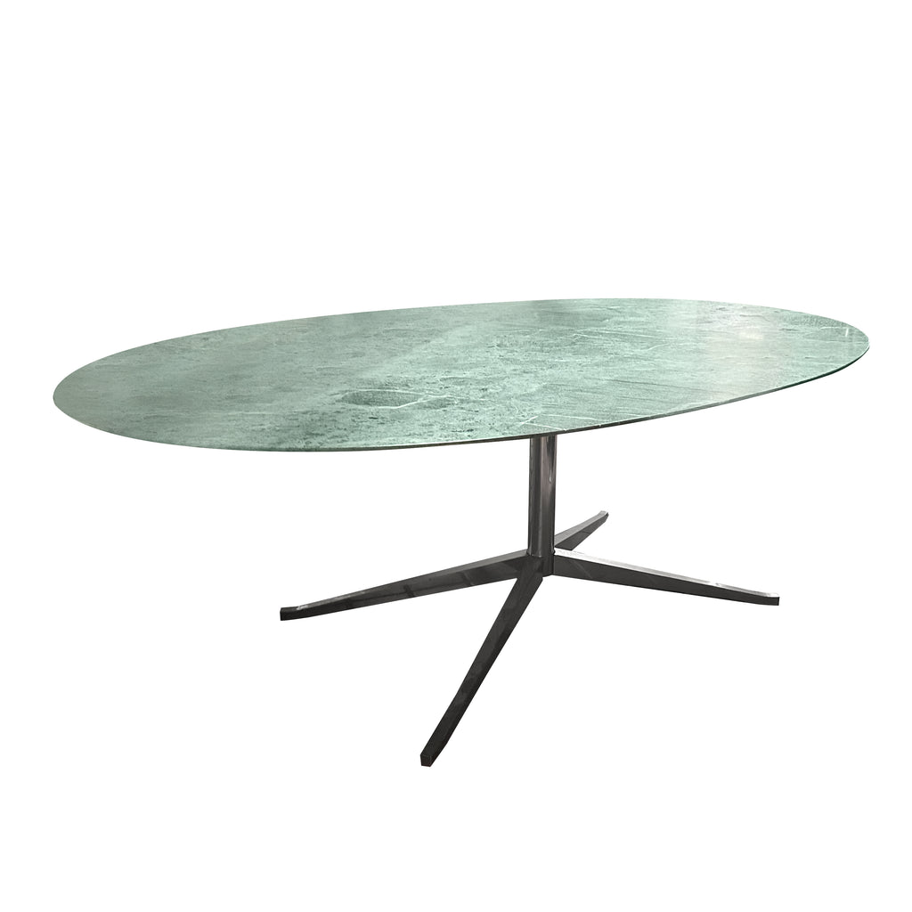 Green / Turquoise Marble Dining Table