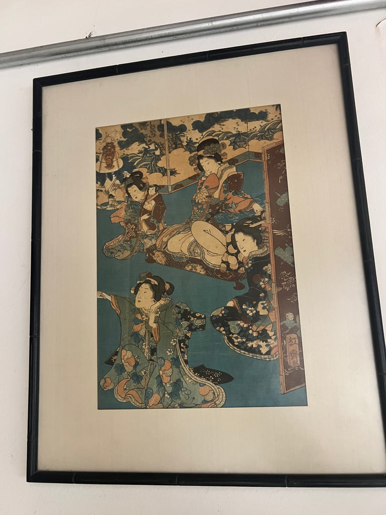 Japanese blue Geisha #2