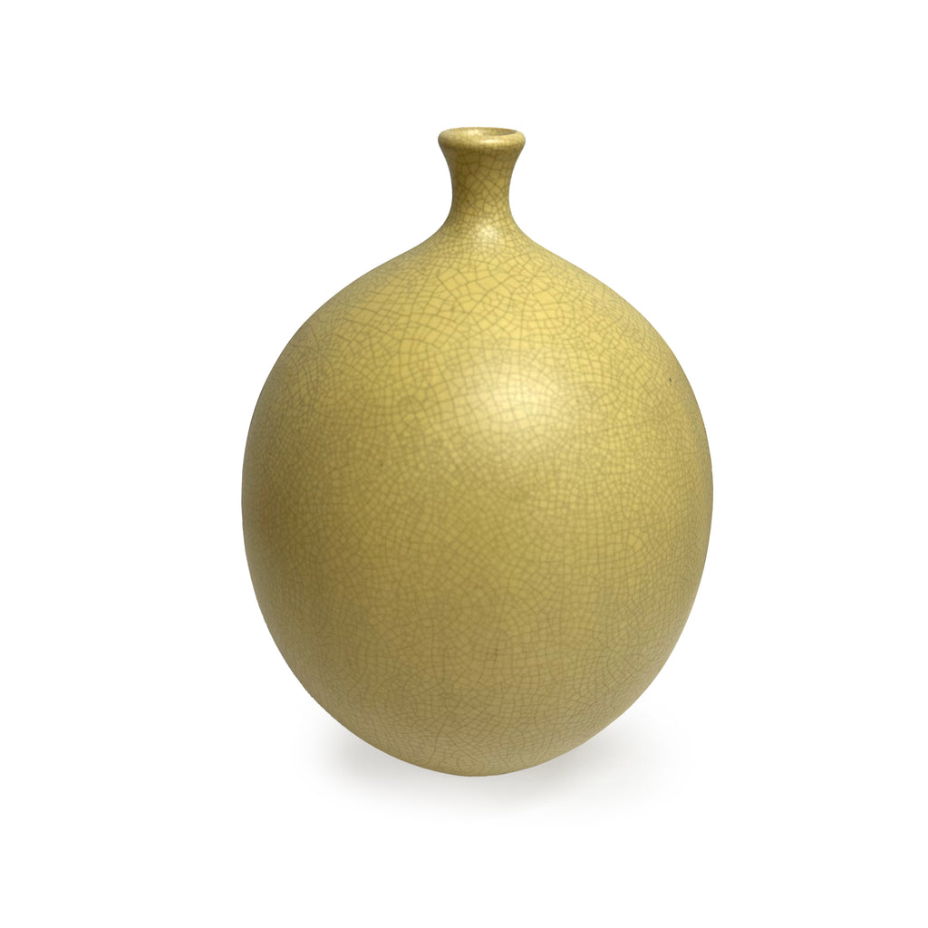 Yellow Ceramic Vase
