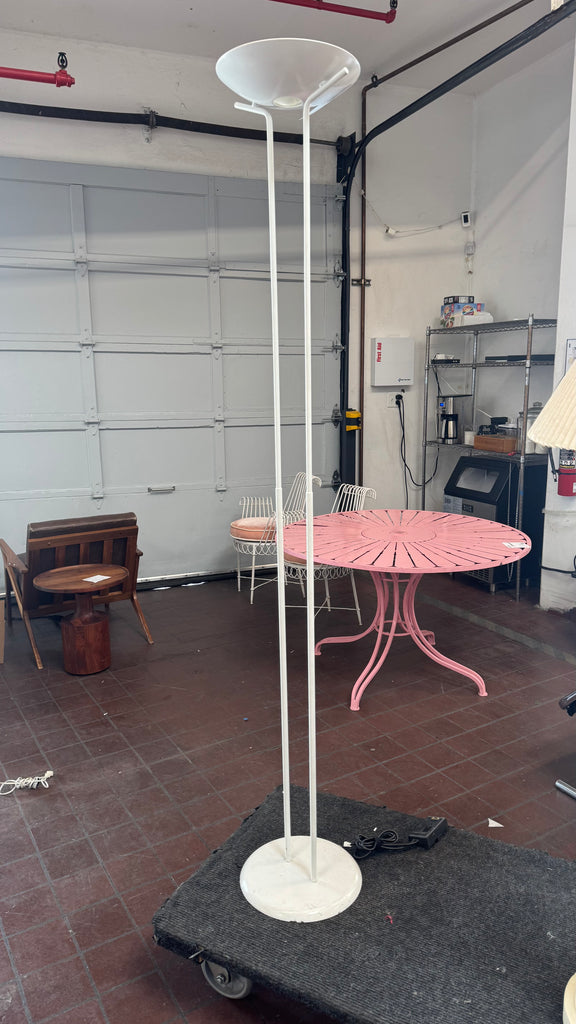 White Steel Floor Lamp