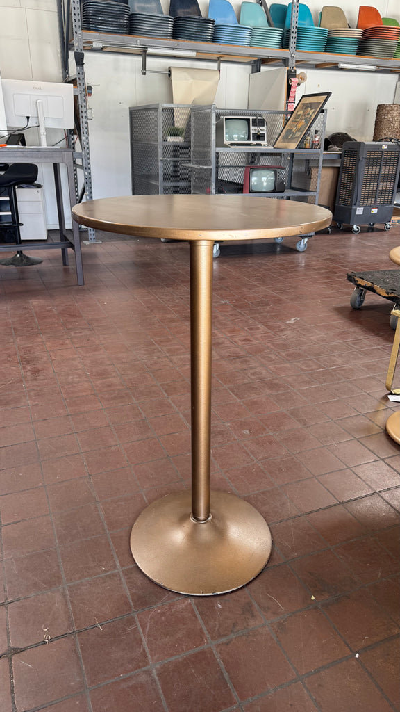 Tall Brown Cocktail Table