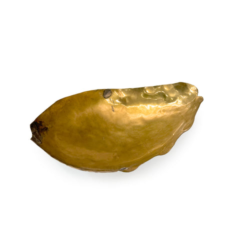 Rustic Gold / Brass Leaf Bowl