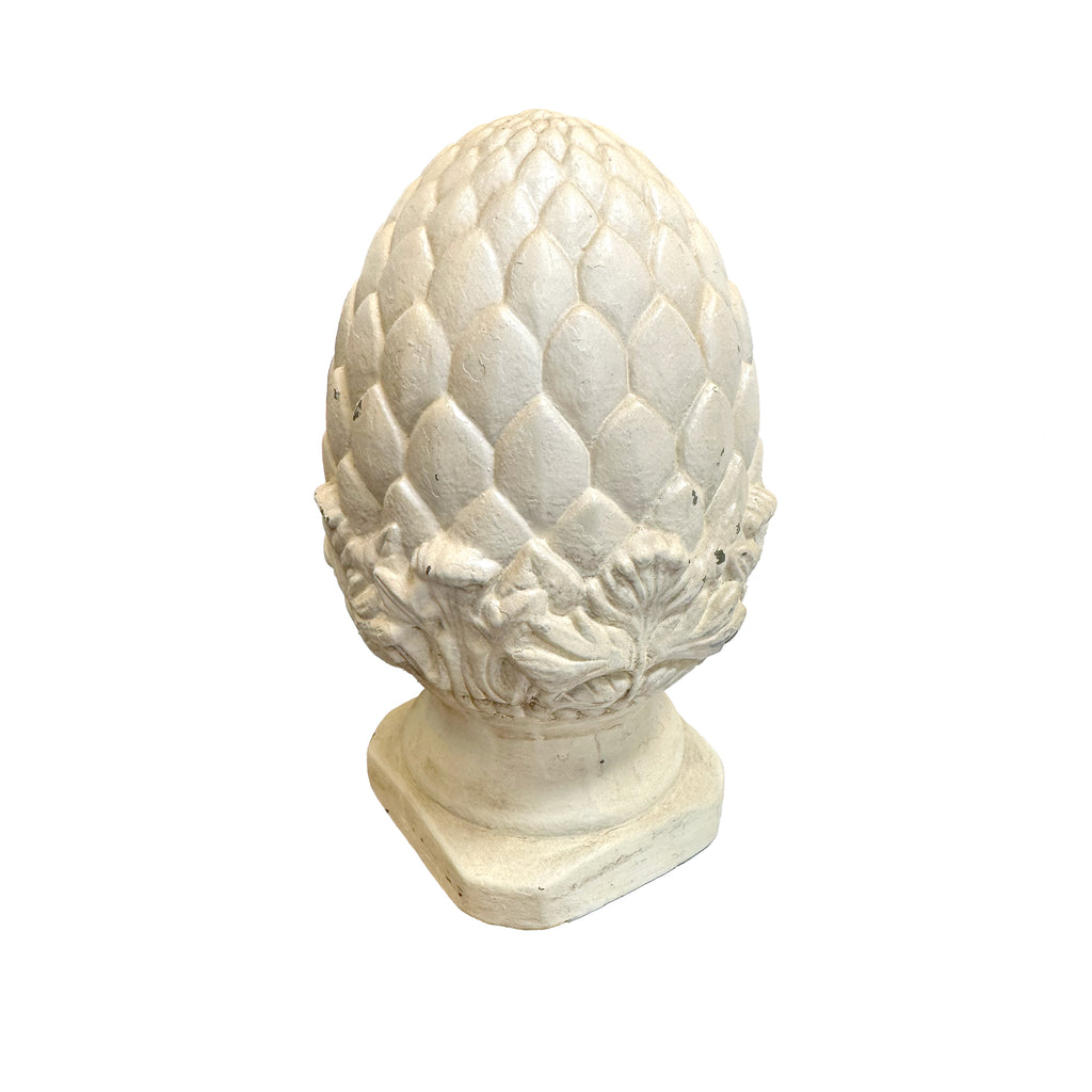Metal Tan / Cream Egg Sculpture